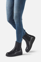 Leren chelsea boots CALIRA05 | Black Black | Shoes | Ilse Jacobsen