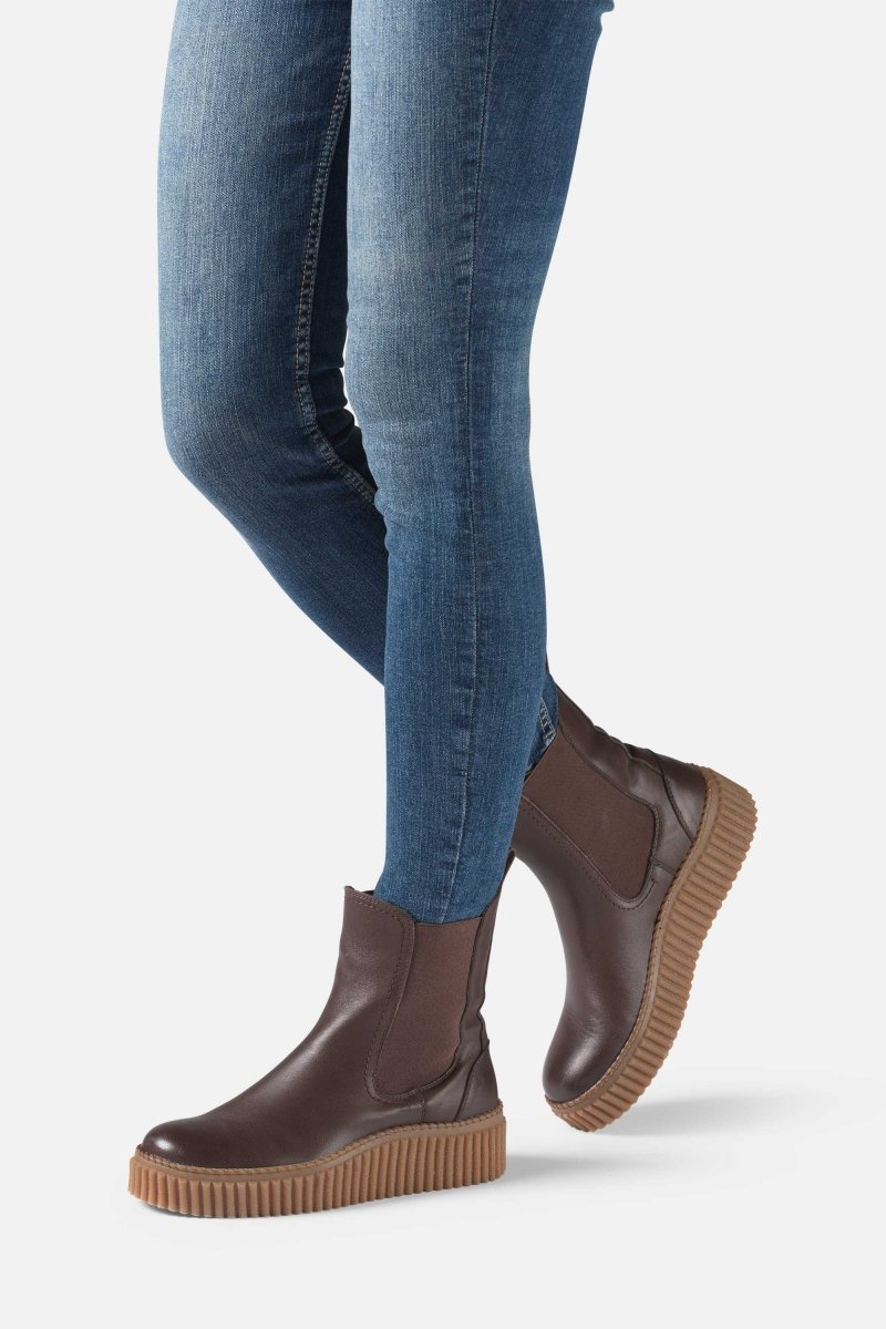 Leren chelsea boots CALIRA05 | Brown Clay - Ilse Jacobsen