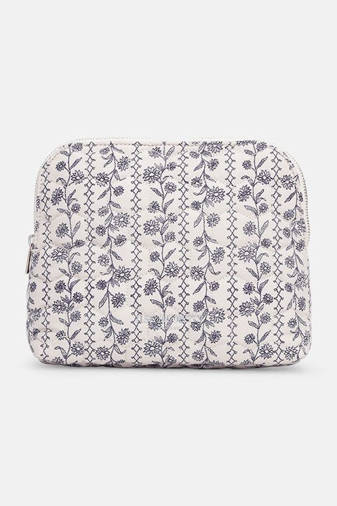 Makeup Toilettas Print HONEYBAG03P | White Wildflower | Accessories | Ilse Jacobsen