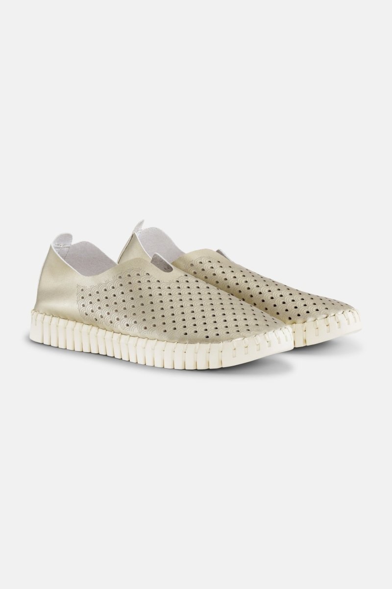Metallic Instappers TULIP3576 | Platin | Shoes | Ilse Jacobsen