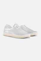 Metallic Instappers TULIP3576 | Silver | Shoes | Ilse Jacobsen
