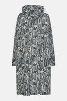 Poncho Regenjas RAIN222SPRP | Dark Blue Snake | Poncho | Ilse Jacobsen