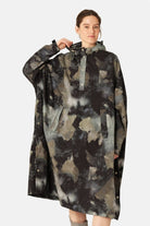 Poncho Regenjas RAIN222SPRP | Moss Print | Poncho | Ilse Jacobsen