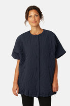 Bodywarmer BLOSSOM02 | Dark Indigo | Jacket | Ilse Jacobsen