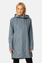 Regenjas RAIN151 | Grey Blue | Raincoat | Ilse Jacobsen