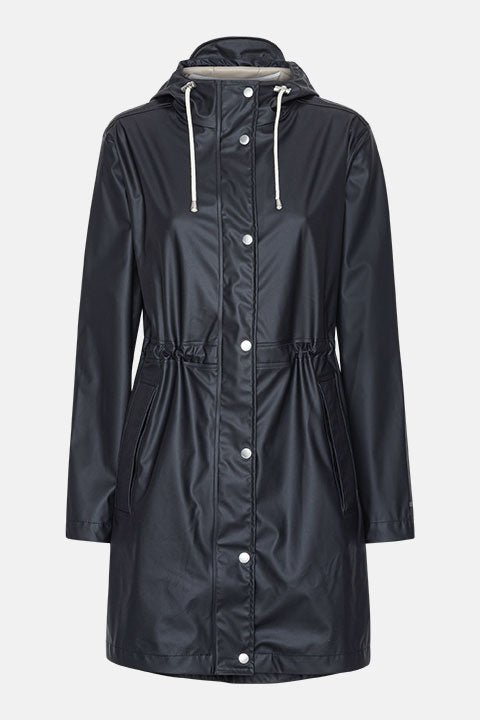 Parka Regenjas RAIN230FR | Dark Indigo | Raincoat | Ilse Jacobsen