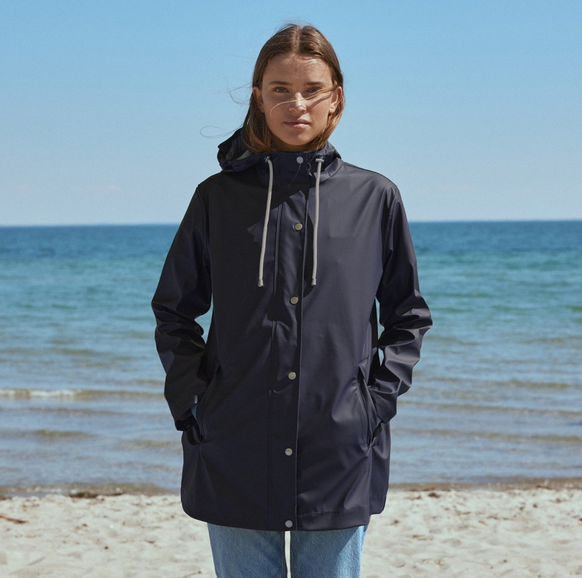 Regenjas RAIN228FR | Dark Indigo | Raincoat | Ilse Jacobsen