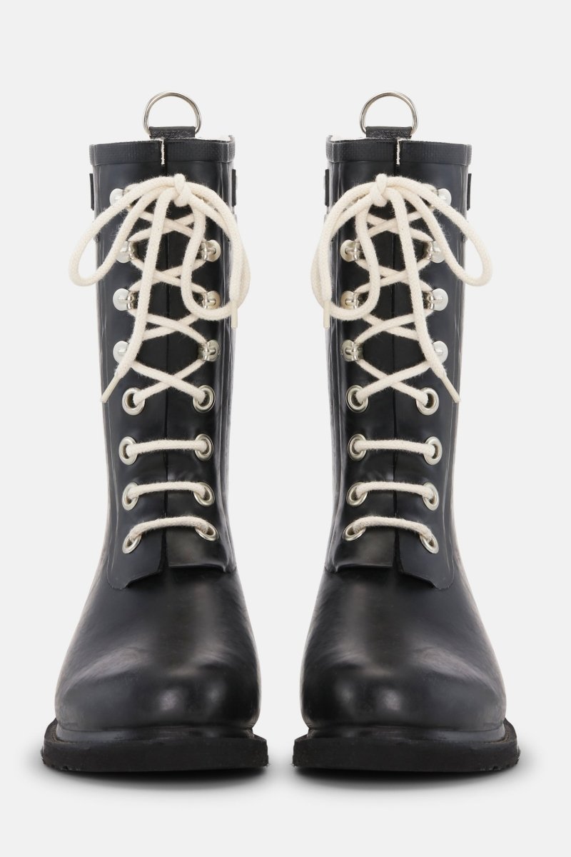 Regenlaarzen 3/4 RUB15 | Black | Rubber Boots | Ilse Jacobsen