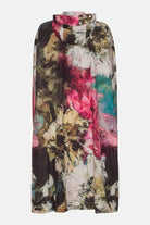 Regenponcho RAIN221SPP | Artistic Flower Print | Poncho | Ilse Jacobsen