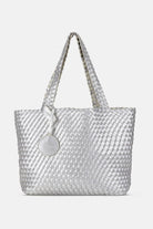 Reversible Tote Bag BAG06C | Milk Cream Silver | Bag | Ilse Jacobsen
