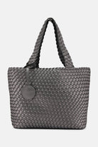 Reversible Tote bag BAG08 M | Black metal | Bag | Ilse Jacobsen