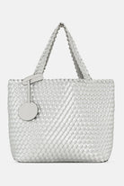 Reversible Tote Bag BAG08 M | Moonstruck Silver | Bag | Ilse Jacobsen