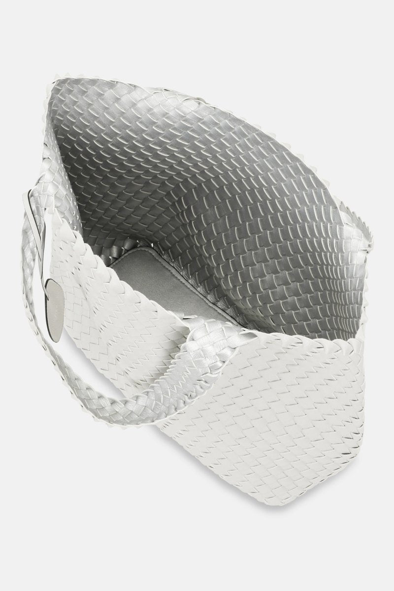 Reversible Tote Bag BAG08 M | Moonstruck Silver | Bag | Ilse Jacobsen