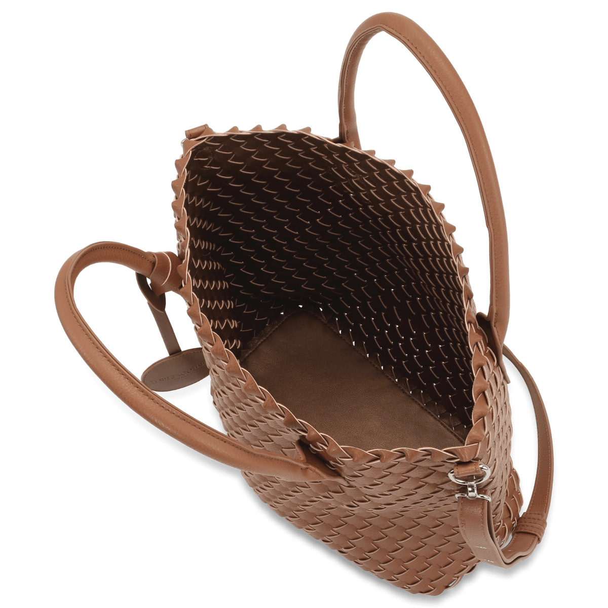 Reversible Tote Bag BAG08TOTE | Burnt Caramel Metallic Brown | Bag | Ilse Jacobsen