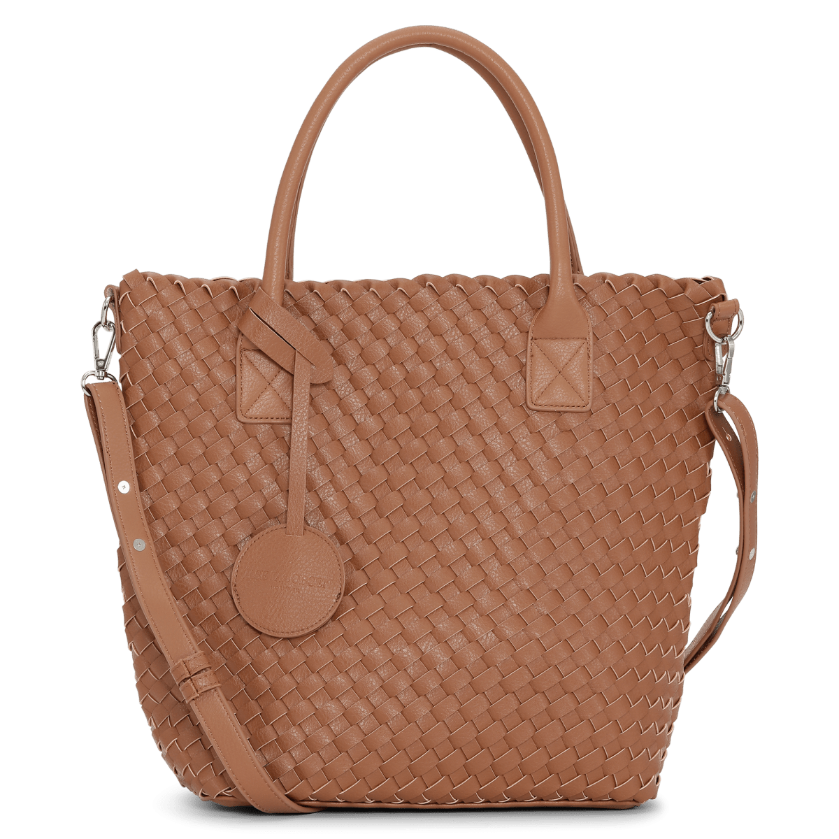 Reversible Tote Bag BAG08TOTE | Burnt Caramel Metallic Brown | Bag | Ilse Jacobsen