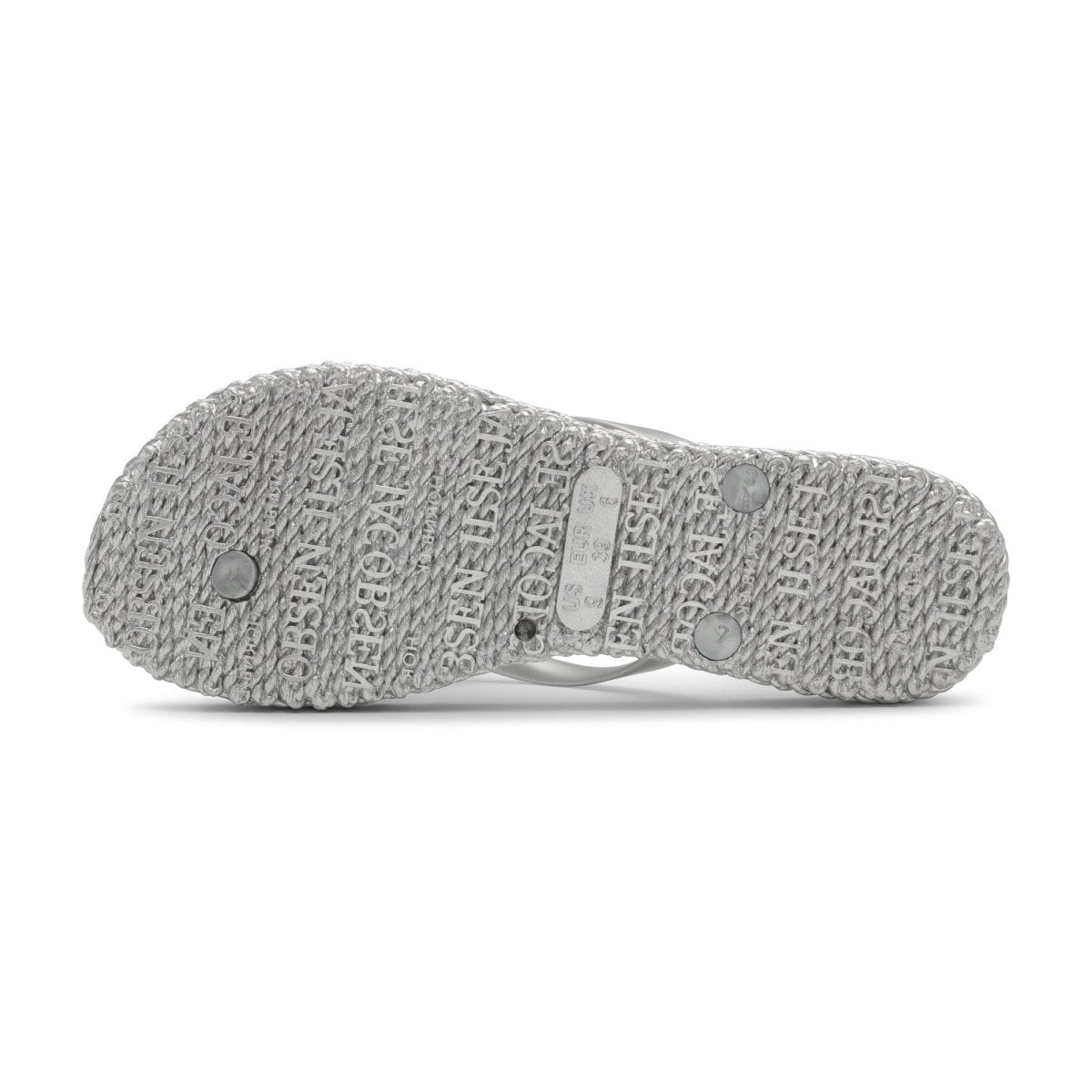 Slippers CHEERFUL02 | Silver | Flip Flop | Ilse Jacobsen