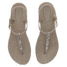 Slippers met enkelband en glitter CHEERFUL10G | Atmosphere | Flip Flop | Ilse Jacobsen