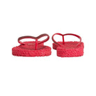 Slippers met glitter CHEERFUL01 | Deep Red | Flip Flop | Ilse Jacobsen
