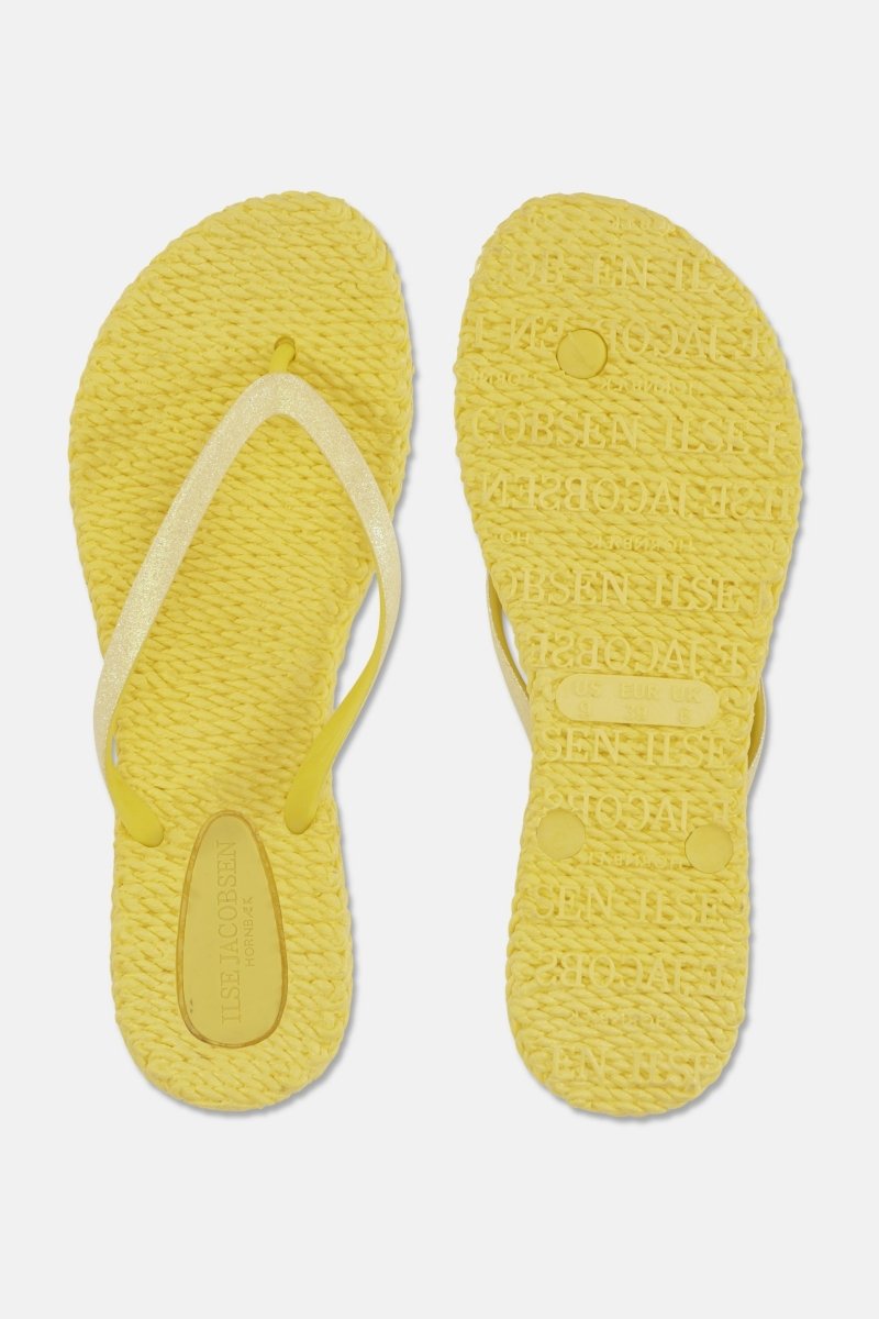 Slippers met glitter CHEERFUL01 | Pale Banana | Flip Flop | Ilse Jacobsen