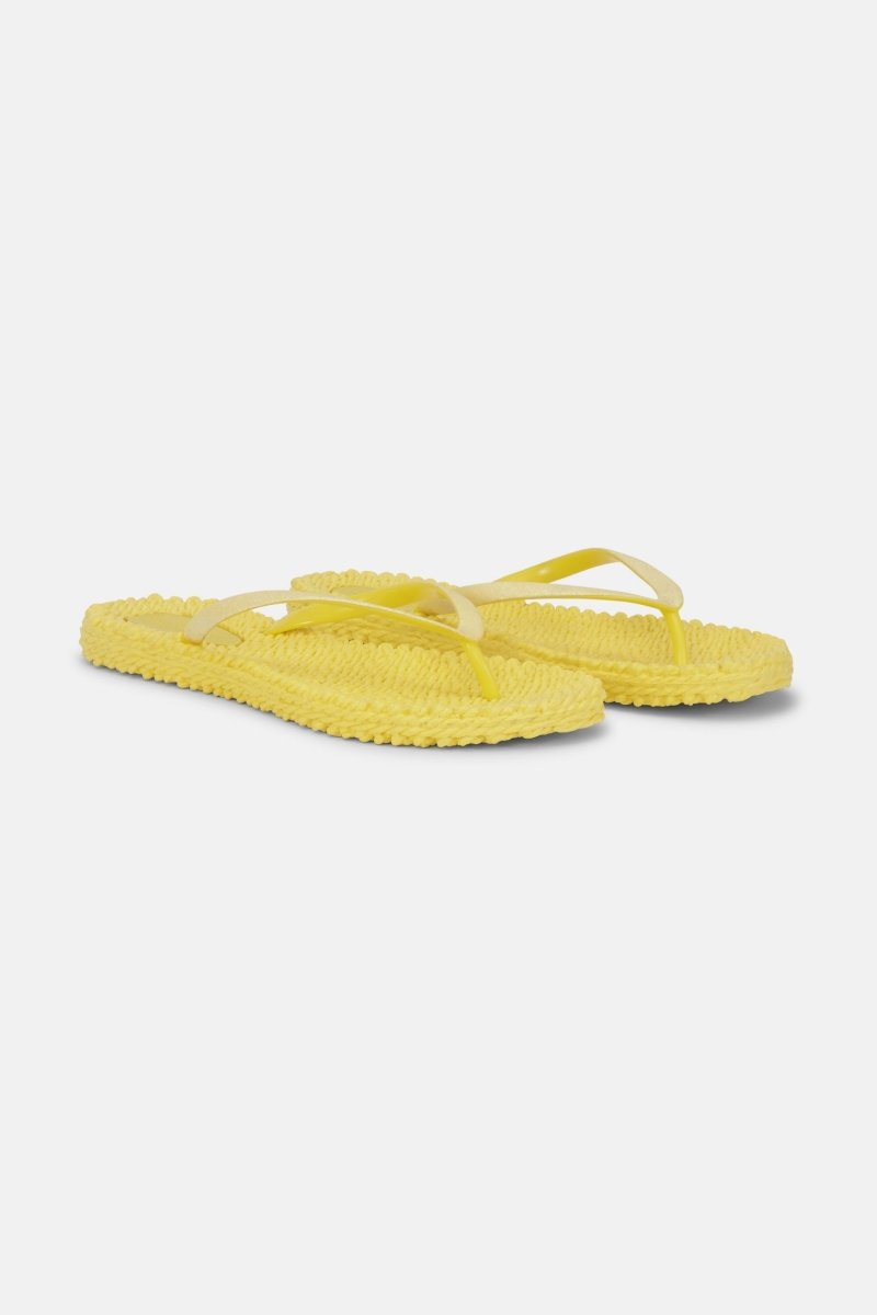 Slippers met glitter CHEERFUL01 | Pale Banana | Flip Flop | Ilse Jacobsen