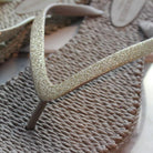 Slippers met glitter CHEERFUL01 | Platin | Flip Flop | Ilse Jacobsen