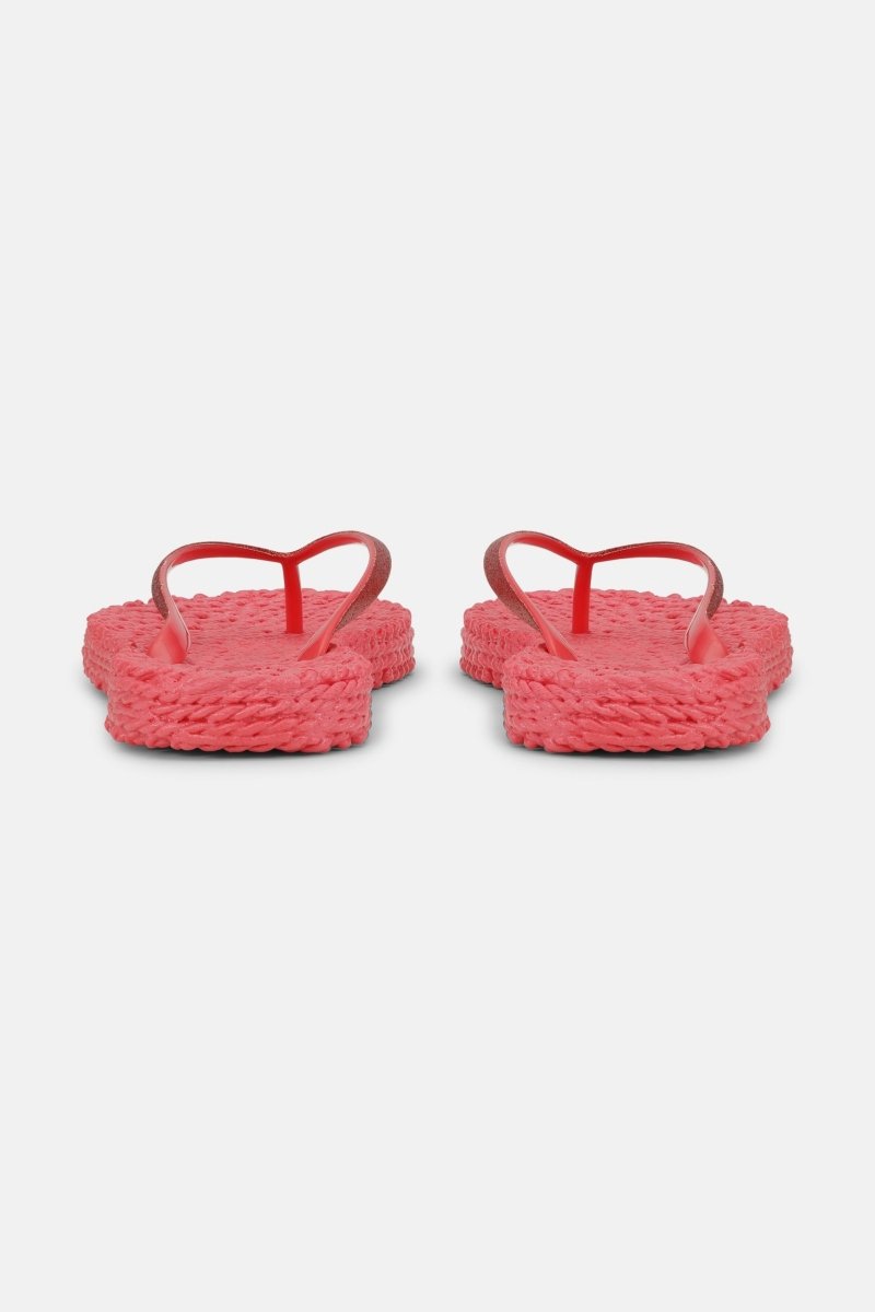 Slippers met glitter CHEERFUL01 | Raspberry | Flip Flop | Ilse Jacobsen