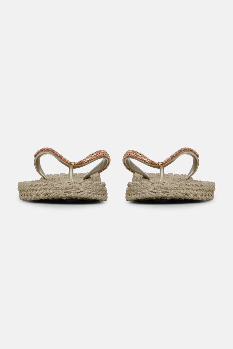 Slippers met glitters CHEERFUL03C | Platin | Shoes | Ilse Jacobsen