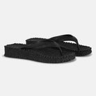 Slippers met lichte plateauzool CHEERFUL13 | Black | Flip Flop | Ilse Jacobsen