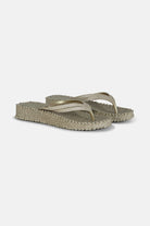 Slippers met lichte plateauzool CHEERFUL13 | Platin | Flip Flop | Ilse Jacobsen