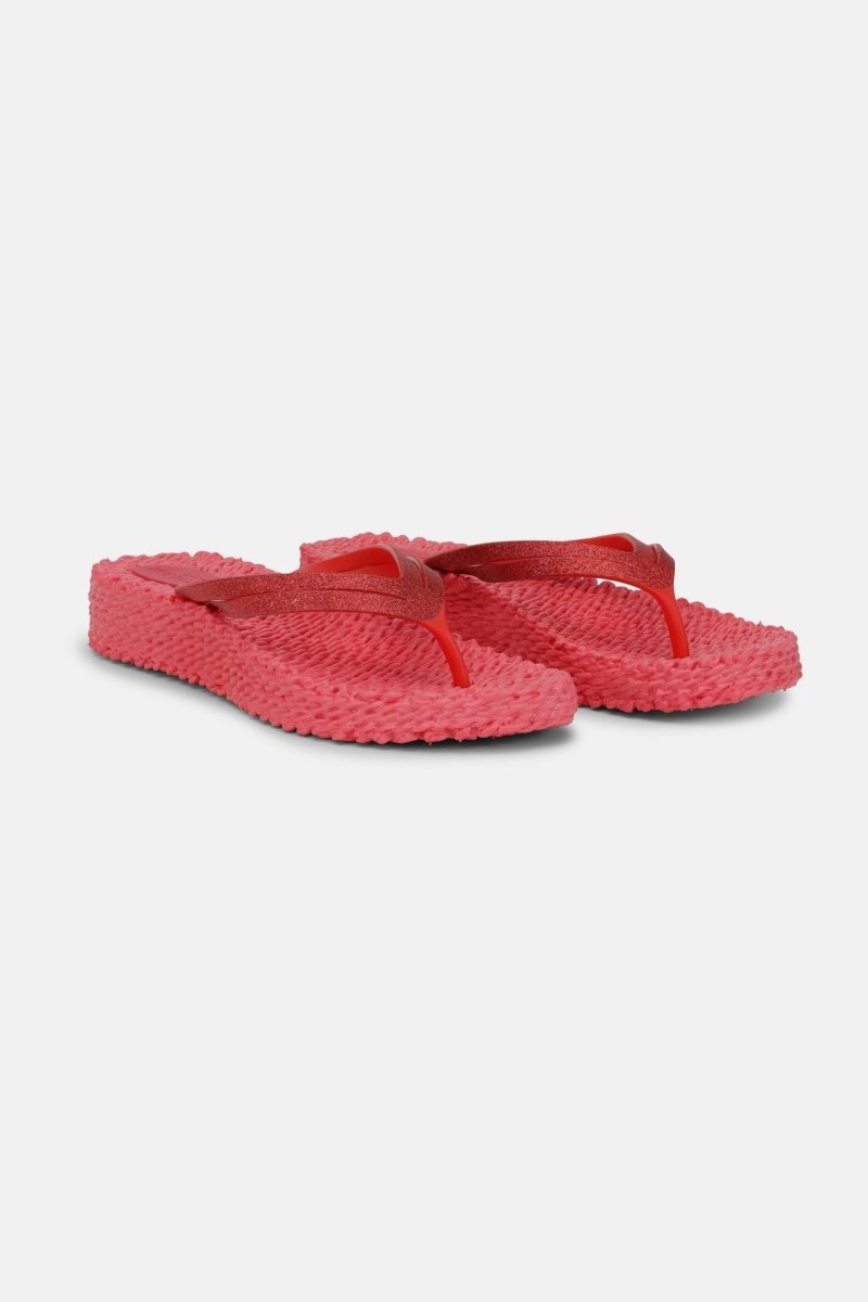 Slippers met lichte plateauzool CHEERFUL13 | Raspberry | Flip Flop | Ilse Jacobsen
