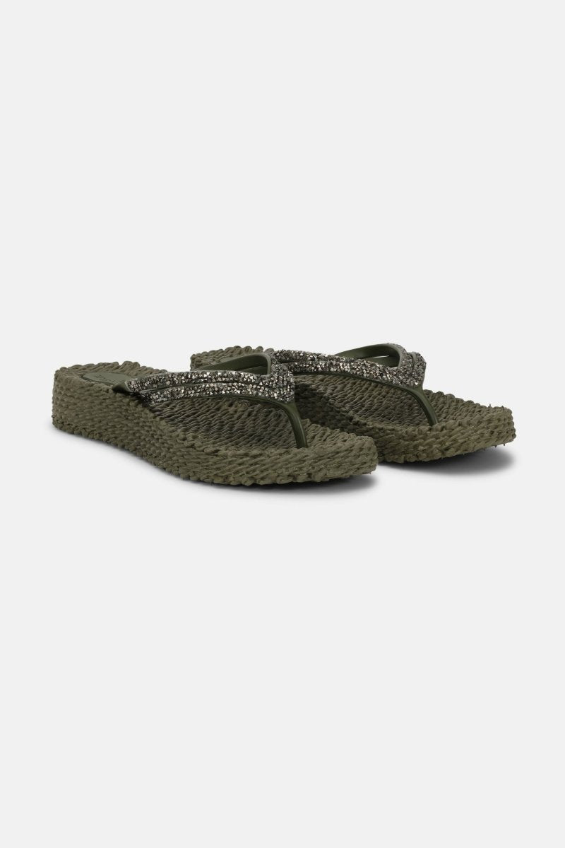 Slippers met lichte plateauzool CHEERFUL15 | Army | Flip Flop | Ilse Jacobsen