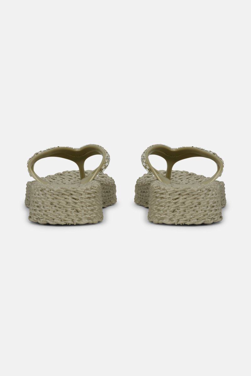 Slippers met lichte plateauzool CHEERFUL15 | Platin | Flip Flop | Ilse Jacobsen