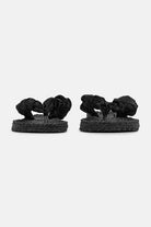Slippers met satijnen band CHEERFUL06 | Black | Flip Flop | Ilse Jacobsen