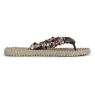 Slippers met stoffen band CHEERFUL05 | Platin | Flip Flop | Ilse Jacobsen