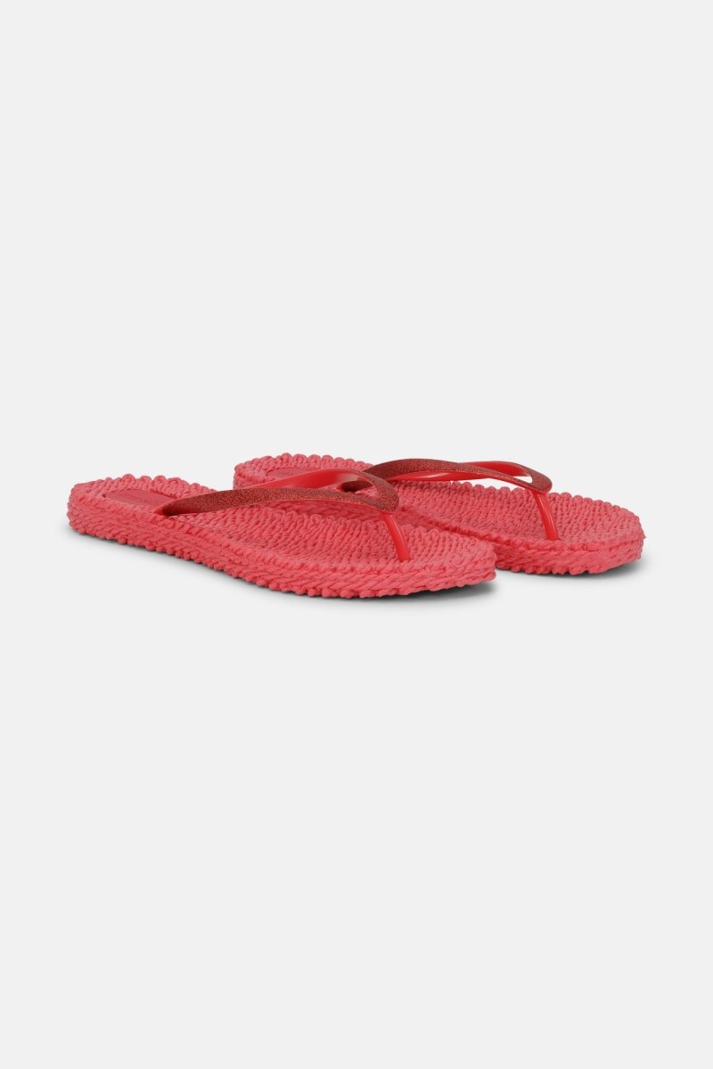 Slippers met subtiele glitter CHEERFUL01 | Raspberry | Flip Flop | Ilse Jacobsen