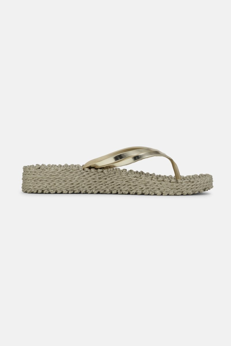 Slippers Op Platformzool CHEERFUL08M | Platin | Flip Flop | Ilse Jacobsen