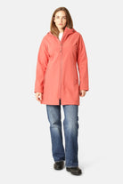 Softshell Regenjas DAYBREAK01B | Spiced Coral | Coat | Ilse Jacobsen