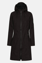 Softshell regenjas lang RAIN37L | Black | Raincoat | Ilse Jacobsen