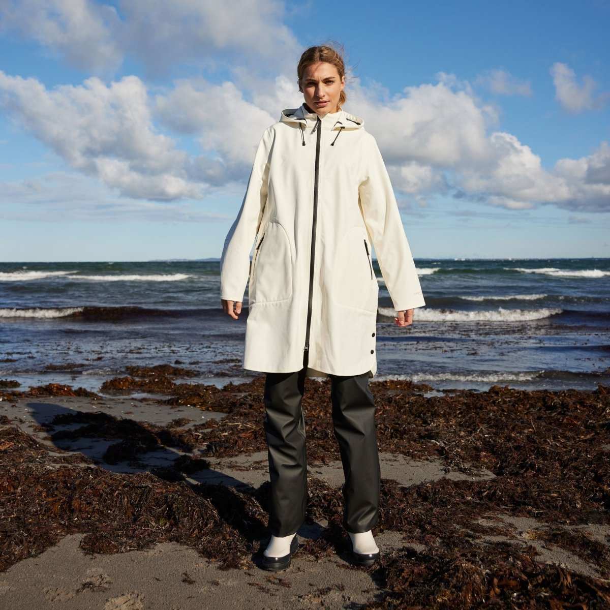 Softshell Regenjas RAIN128 | White Sugar | Raincoat | Ilse Jacobsen