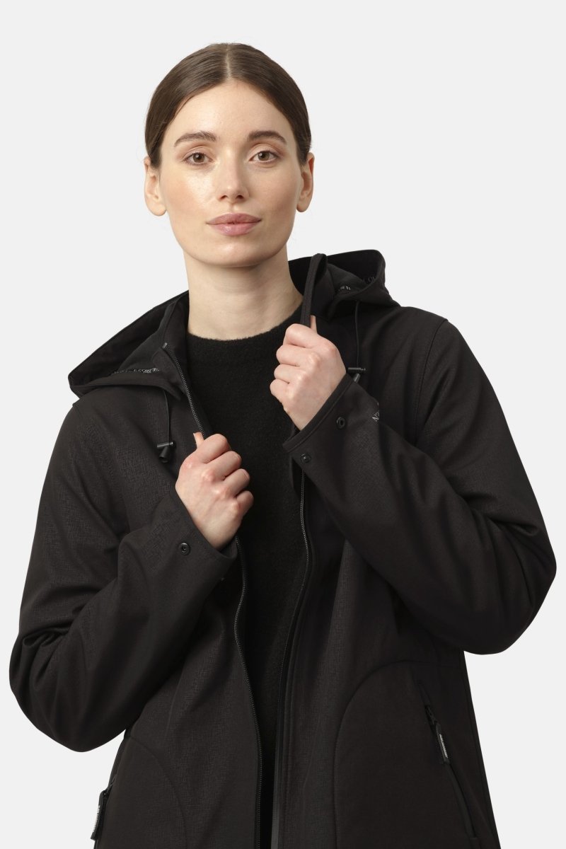 Softshell Regenjas RAIN135 | Black | Raincoat | Ilse Jacobsen