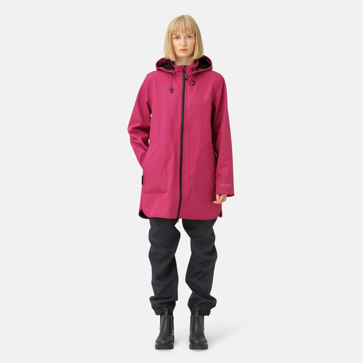 Softshell regenjas RAIN135 | Sangria | Raincoat | Ilse Jacobsen