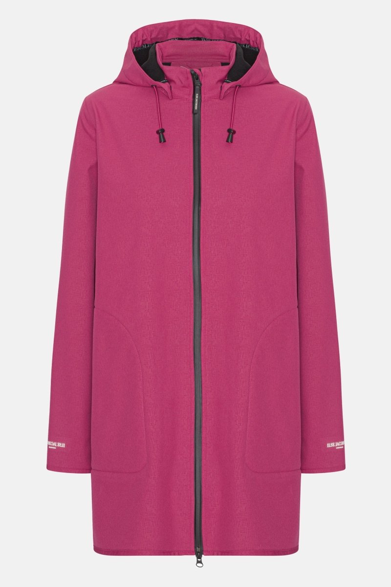 Softshell regenjas RAIN135 | Sangria | Raincoat | Ilse Jacobsen