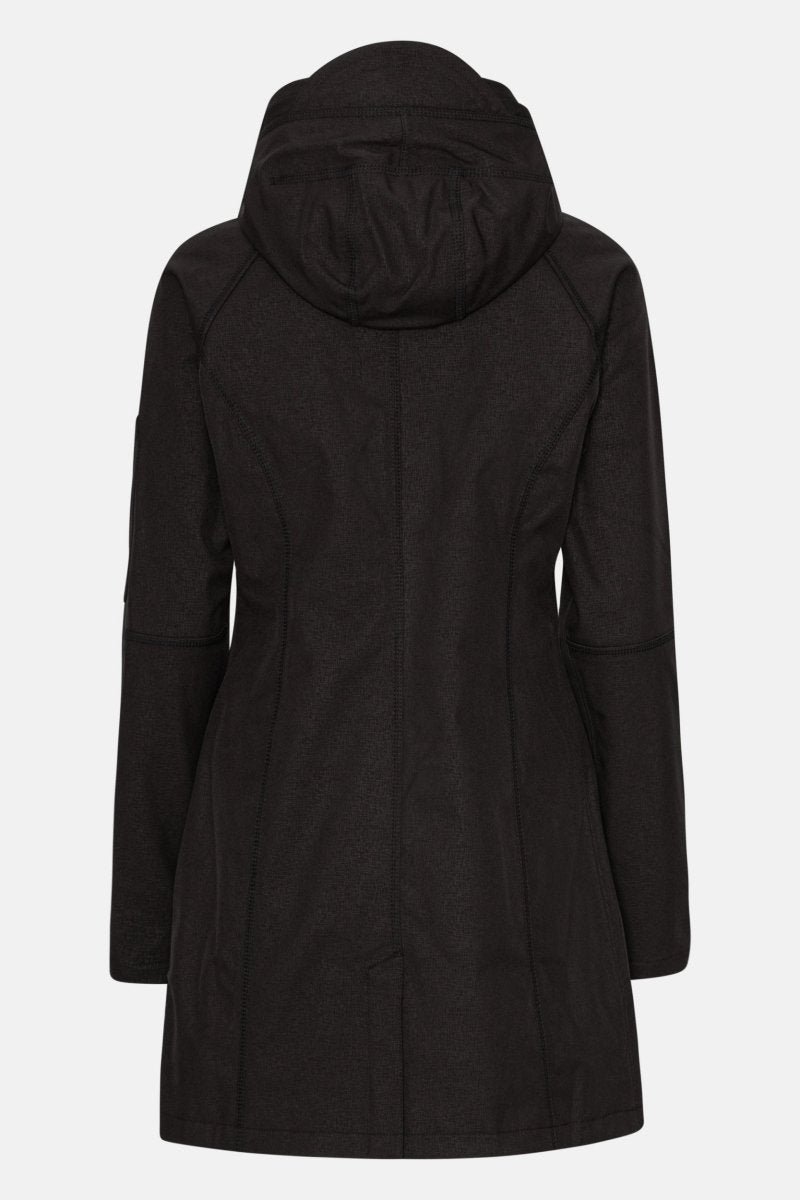 Softshell regenjas RAIN37 | Black | Raincoat | Ilse Jacobsen