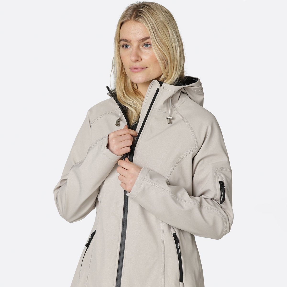 Softshell regenjas RAIN37 | Chateau Gray | Raincoat | Ilse Jacobsen