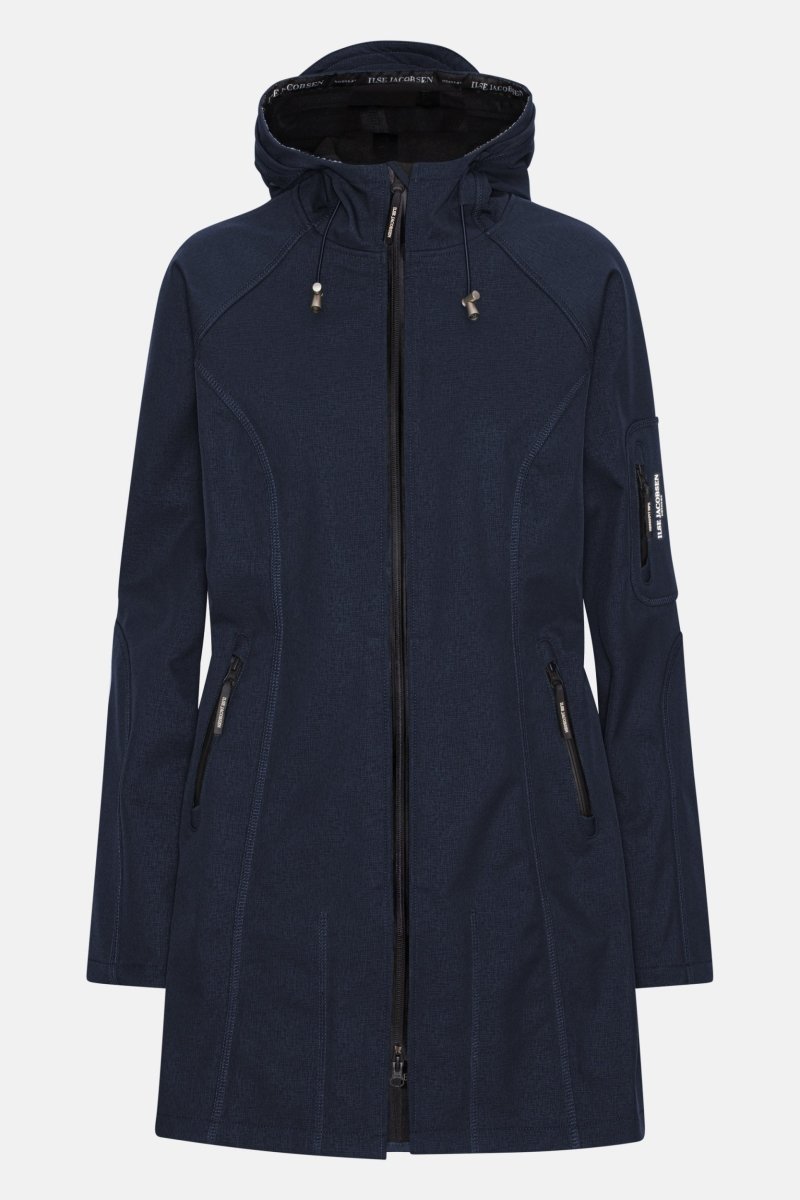 Softshell regenjas RAIN37 | Dark Indigo | Raincoat | Ilse Jacobsen
