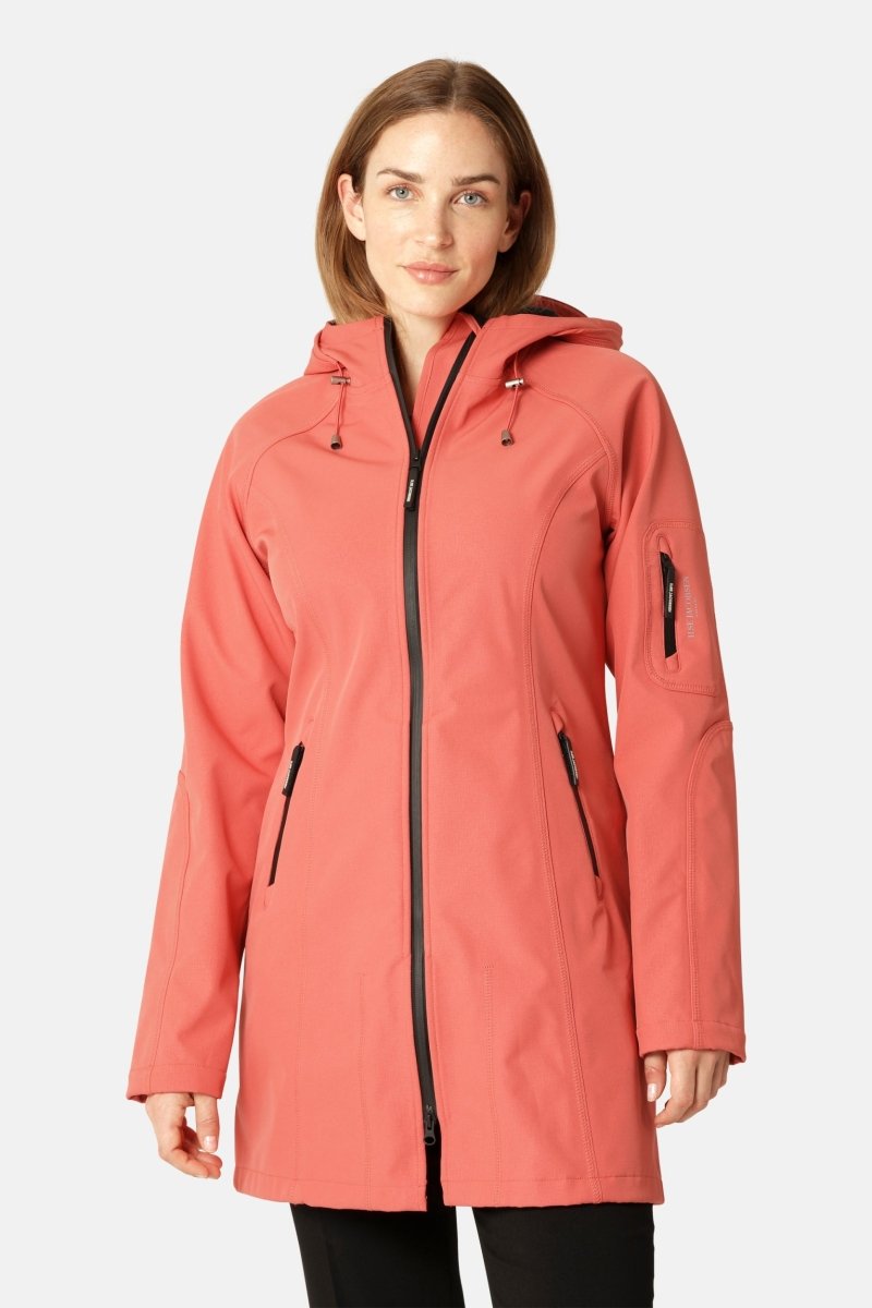 Softshell regenjas RAIN37 | Spiced Coral | Raincoat | Ilse Jacobsen