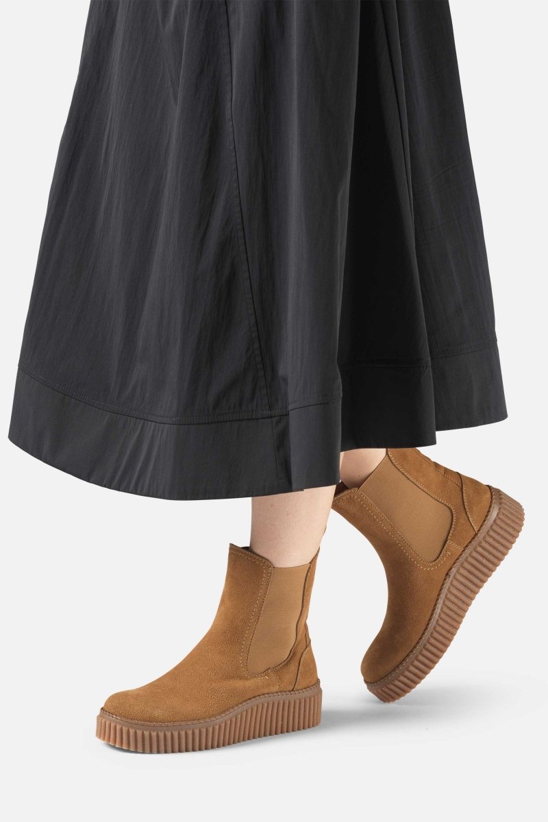 Suède chelsea boots CALIRA06 | Cashew Clay | Shoes | Ilse Jacobsen