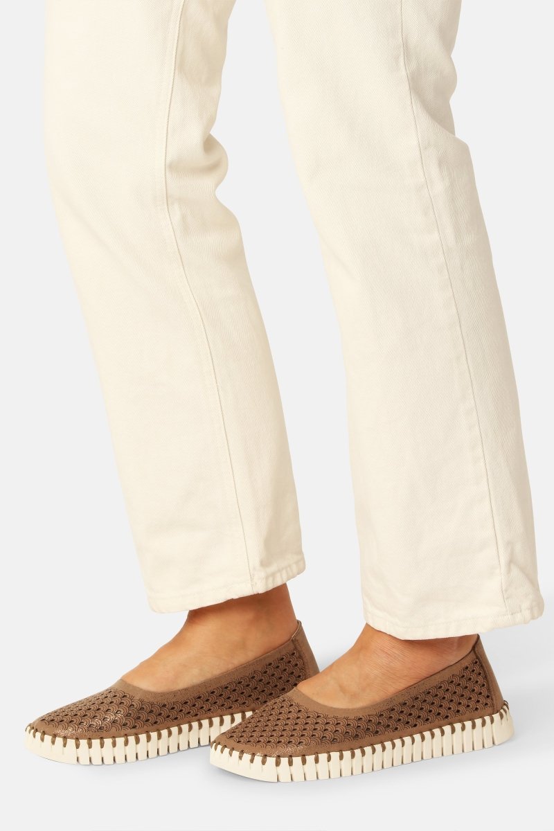 Tulip Ballerina TULIP3578 | Nougat Pearled Ivory | Shoes | Ilse Jacobsen