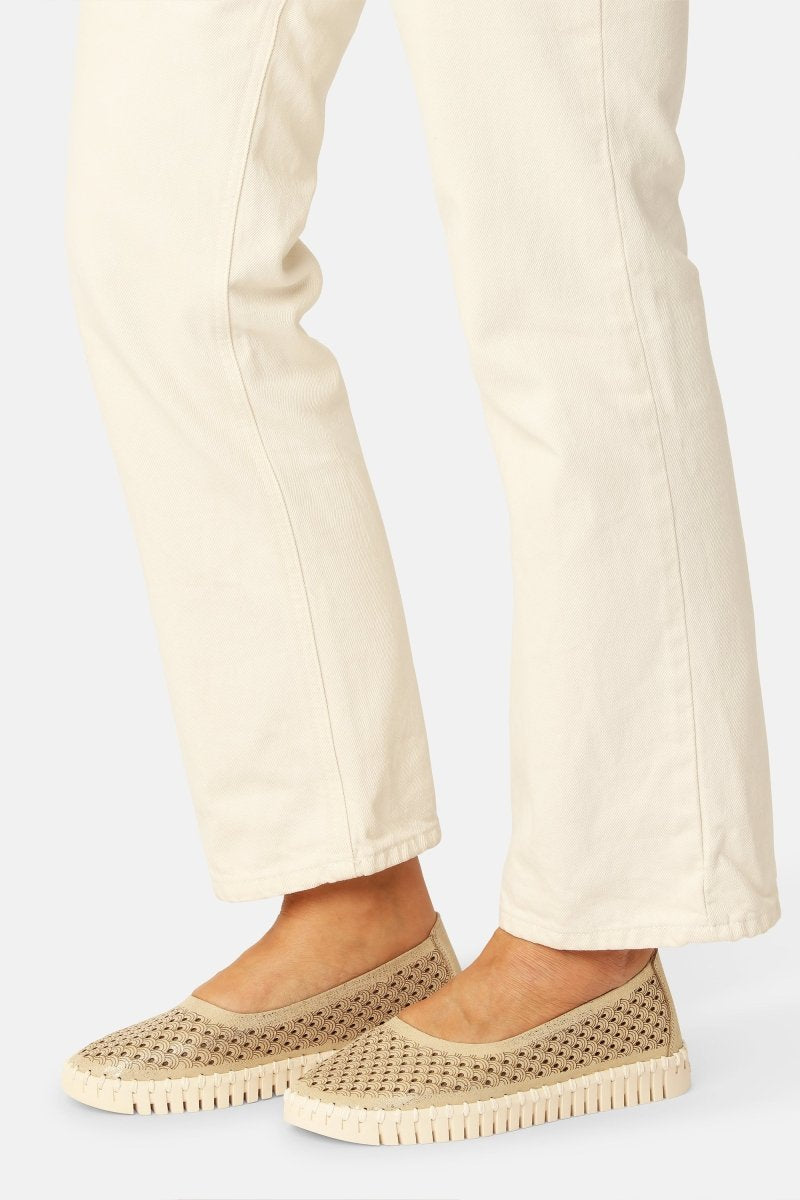 Tulip Ballerina TULIP3578 | Platin Pearled Ivory | Shoes | Ilse Jacobsen