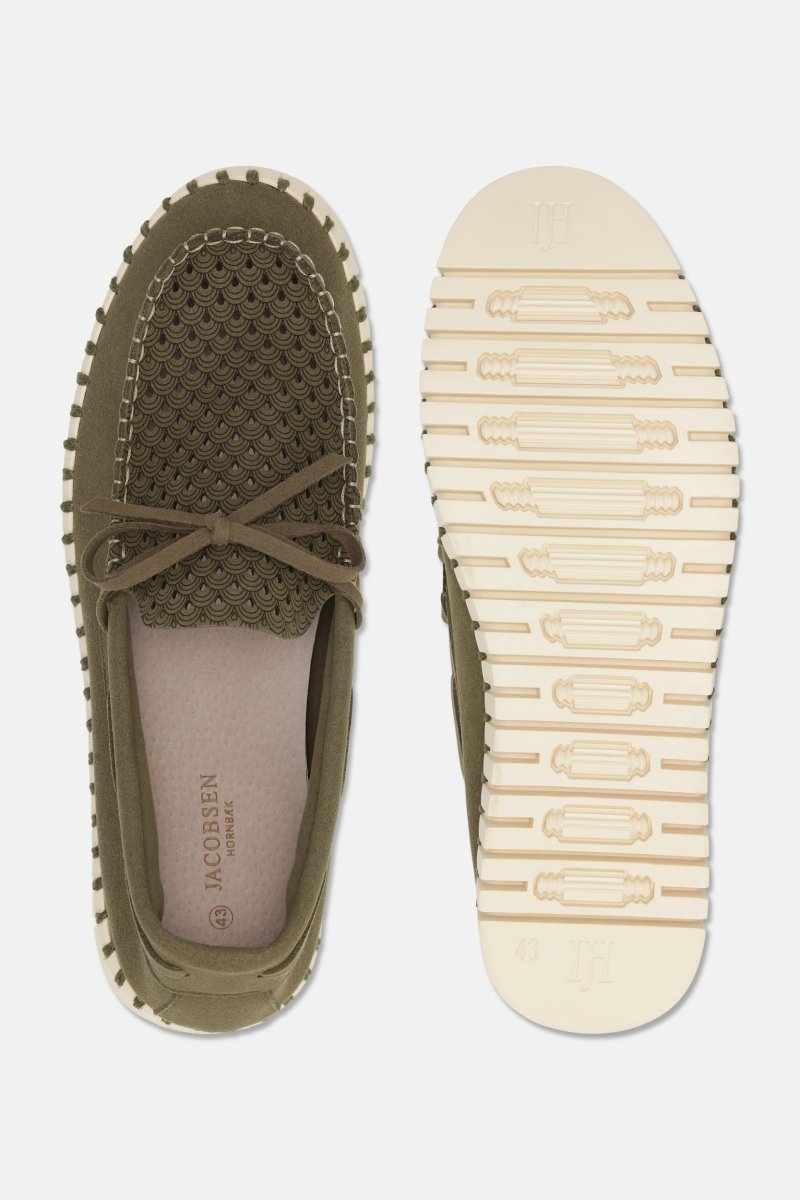 Tulip Bootschoen Heren TULIP3488MEN | Deep Olive Pearled Ivory | Shoes | Ilse Jacobsen